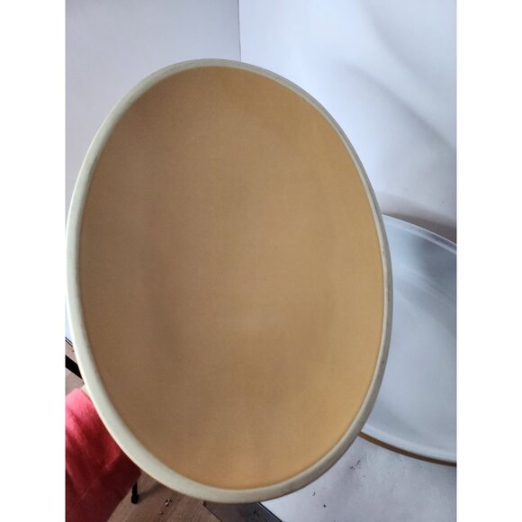 Country Living Oven To Table Bakeware Ovenware Mustard Ceramic Oval Serving Dish - Picture 4 of 9